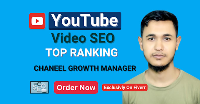 Gig Preview - Do best youtube video SEO expert optimization and channel manager