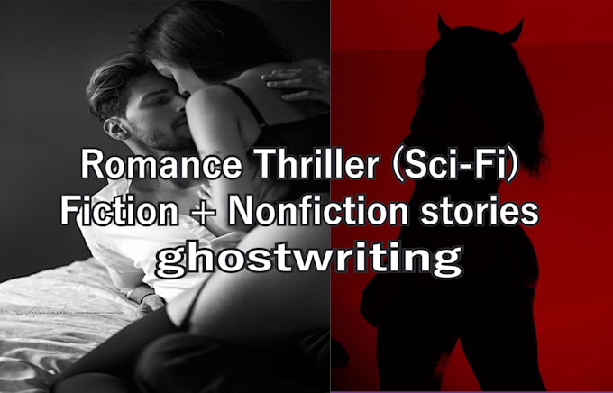 Gig Preview - Be your nonfiction and fiction stories ghostwriter in any genre