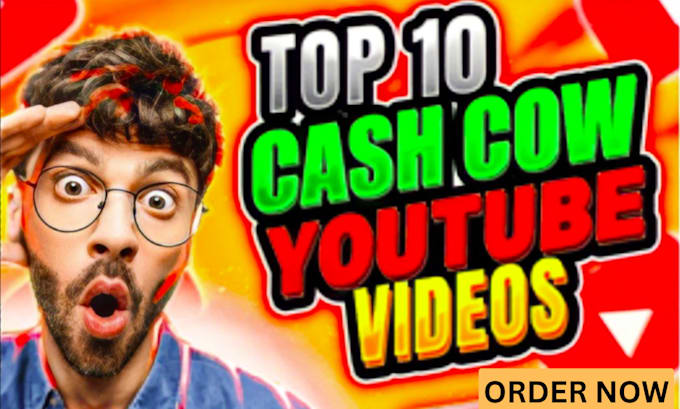 Gig Preview - Create top 10 cashcow faceless videos and youtube automation