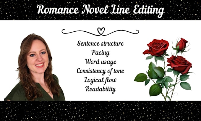 Gig Preview - Professionally line edit your romance novel or book