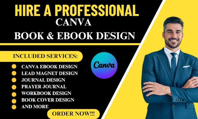 Gig Preview - Do canva ebook design, pdf lead magnet, workbook, journal design for amazon kdp