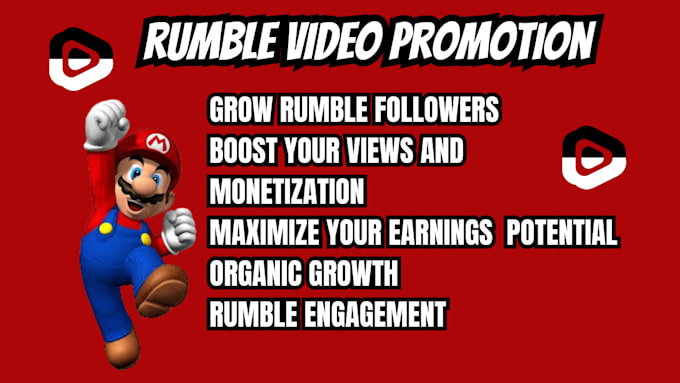 Gig Preview - Do rumble video promotion rumble engagement