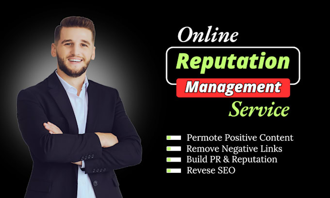 Gig Preview - Do online reputation management for business or individual using reverse SEO