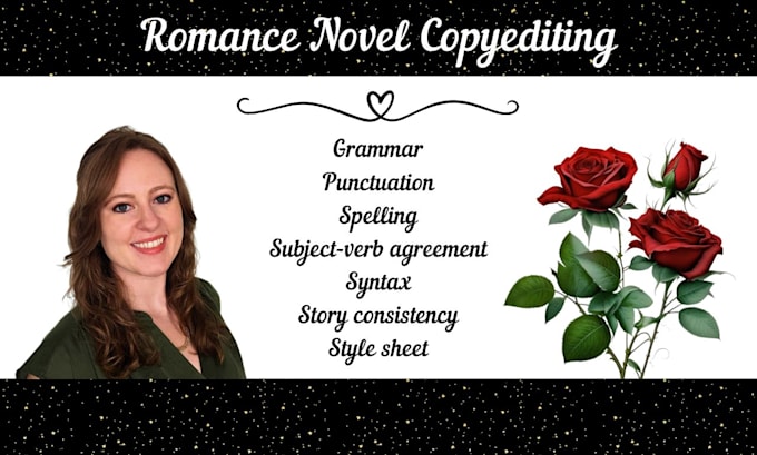 Gig Preview - Professionally copyedit your romance novel or book