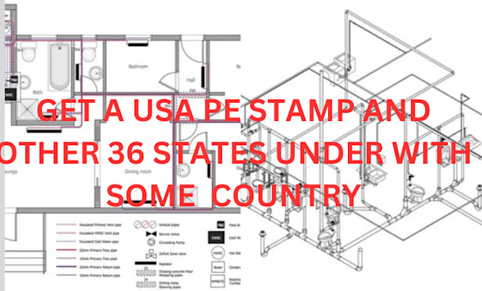 Gig Preview - Do professional civil engineering, architectural drawings with USA pe stamp