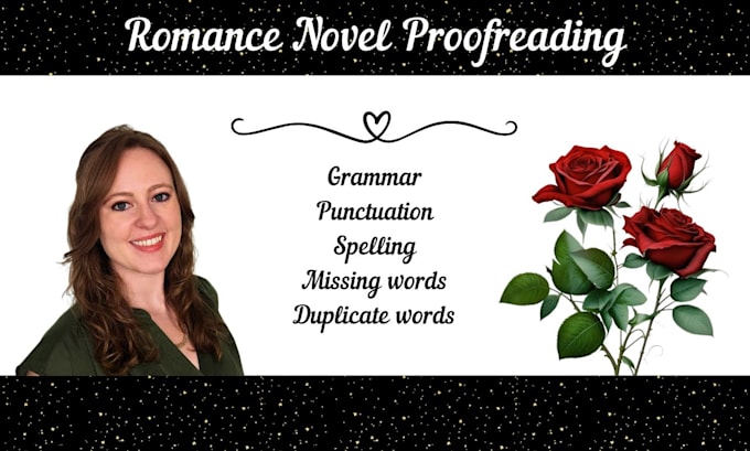 Gig Preview - Professionally proofread your romance novel or book