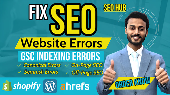 Bestseller - fix 404 broken links, gsc indexing issues and canonical issues