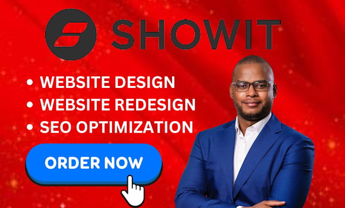 Gig Preview - Design showit website redesign showit website design or redesign showit template