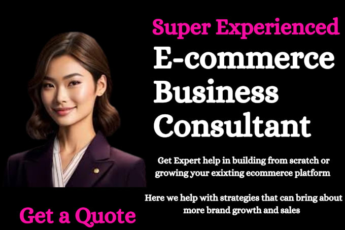 Gig Preview - Be your seasoned ecommerce business consultant shopify ecommerce consultant