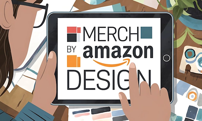 Gig Preview - Design trendy merch by amazon