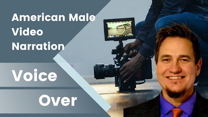 Gig Preview - Record an american male video narration voice over