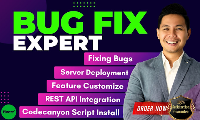 Gig Preview - Do web application bug fixes web development as php laravel developer html css