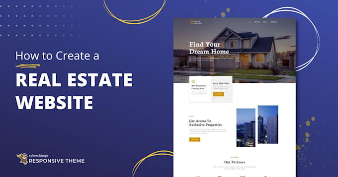 Gig Preview - Design you a real estate website in wordpress