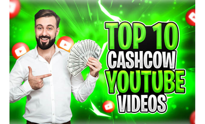 Gig Preview - Create automated cash cow faceless videos, cash cow channel, youtube automation