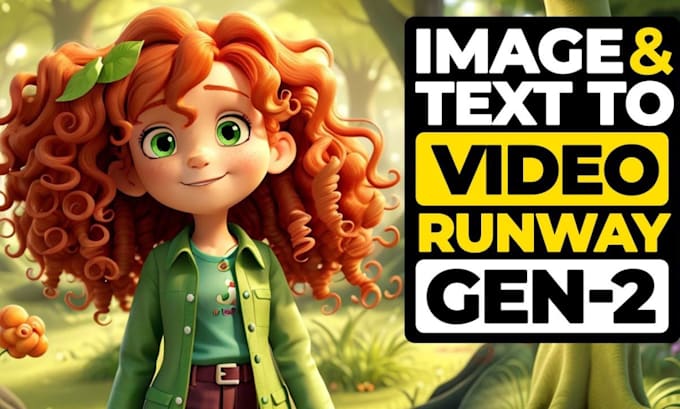 Bestseller - create 3d disney pixar animation ai art video using midjourney and runway