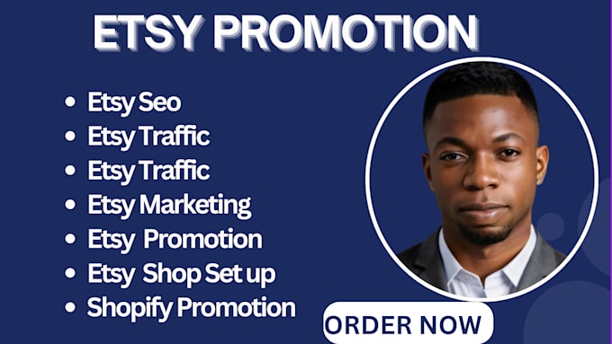 Gig Preview - Do etsy shop promotion to boost traffic, ranking  sales etsy seo and marketing