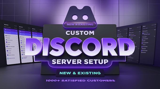 Gig Preview - Create and setup best custom discord server for fivem crypto nft anime community