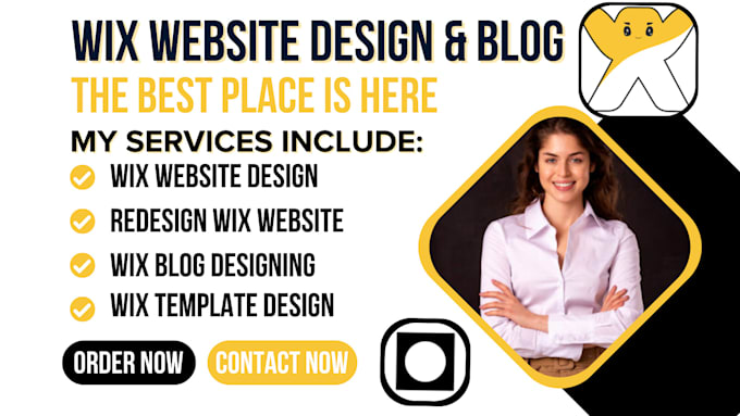 Gig Preview - Redesign wix blog website, fix wix website issue blog, edit fix wix website