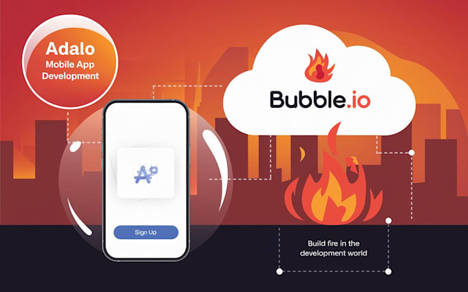 Bestseller - develop bubble adalo glide website buildfire web app saas mvp firebase mobileapp