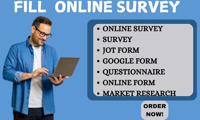 Gig Preview - Fill online survey questionnaires google forms and polls