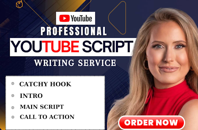 Gig Preview - Be youtube video script writer, scriptwriting, video script, top 10, script