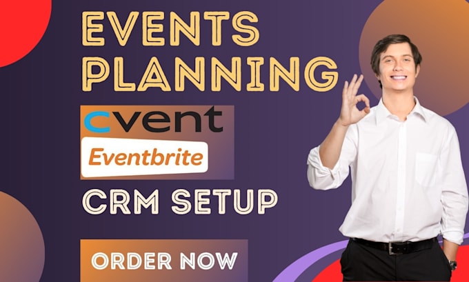 Gig Preview - Setup event management crm cvent eventbrite aventri bizzabo hopin ticket tailor