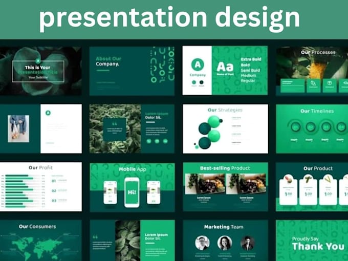 Bestseller - design professional and modern powerpoint presentation