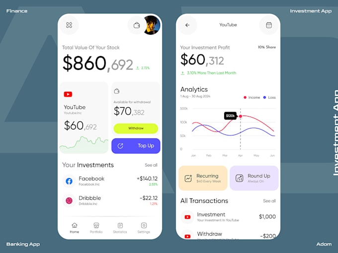 Bestseller - stock market trading app, stock investment app, share market investment app