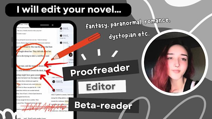 Gig Preview - Beta read your novel