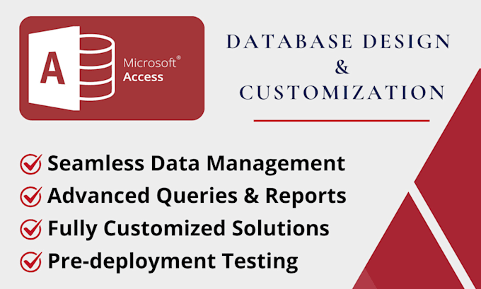 Gig Preview - Develop, update or maintain any microsoft access database applications