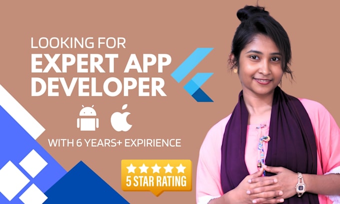 Gig Preview - Develop mobile app, android, iso, app development, flutter developer