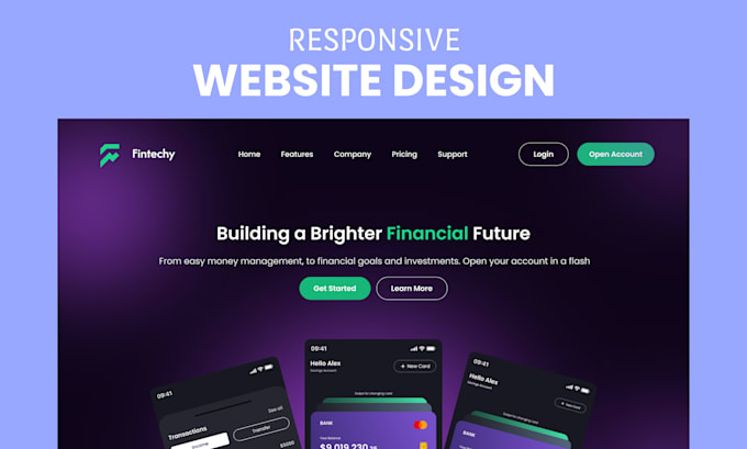 Gig Preview - Design figma landing page, website UI UX design