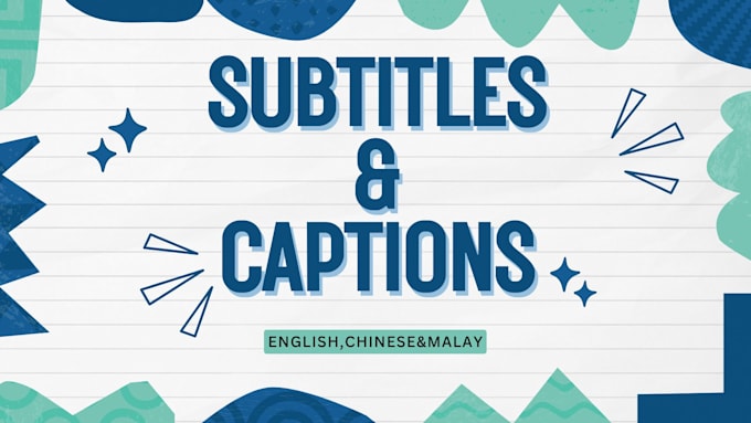 Bestseller - create subtitles for english,chinese and malay to any video