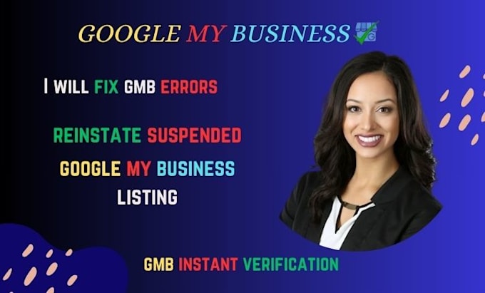 Gig Preview - Fix reinstate suspended google business profile listing gmb reinstatement