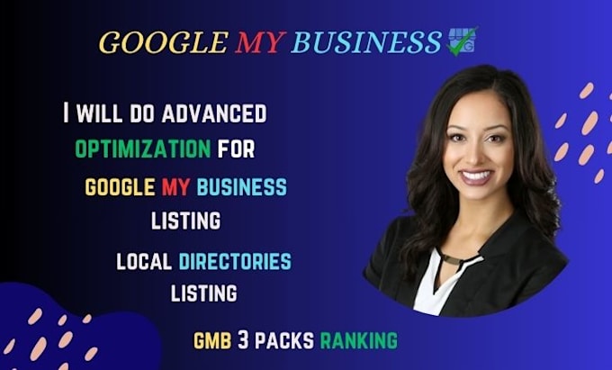 Gig Preview - Optimize google business profile listing gmb 3map pack ranking seo