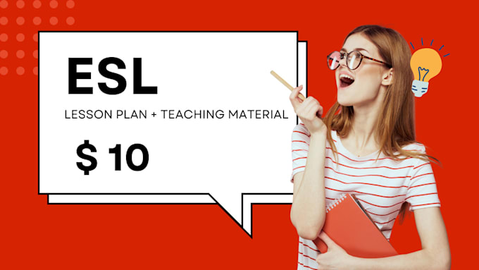 Gig Preview - Create esl lesson plan