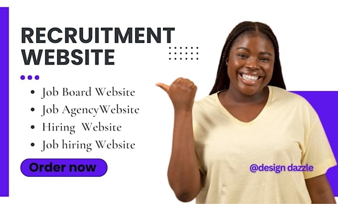 Gig Preview - Design recruitment website job board website job portal website, and staffing