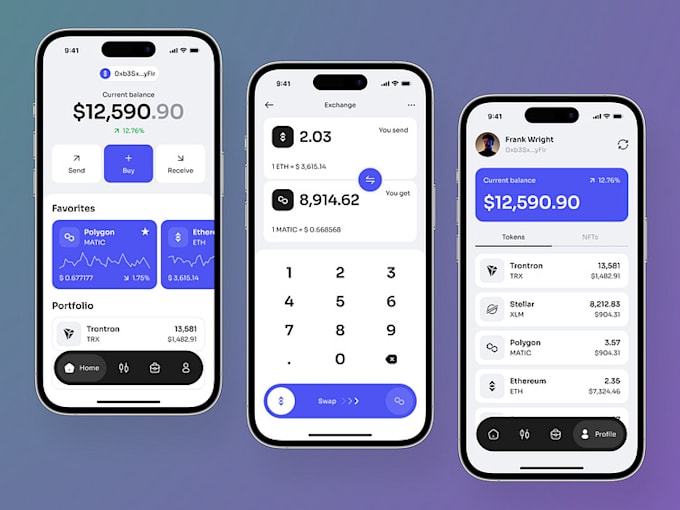 Gig Preview - Develop crypto wallet app, cash app, bank app, wallet app