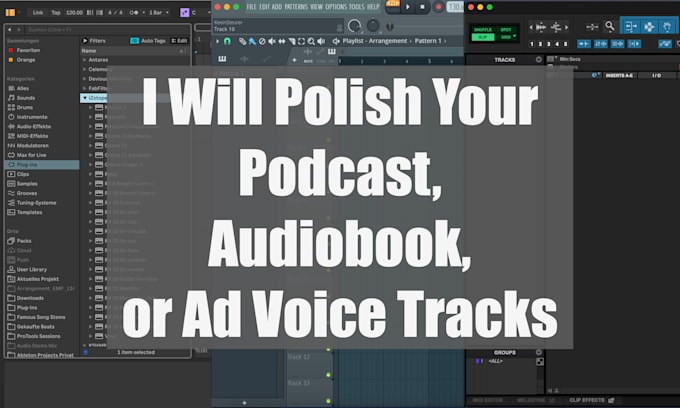 Gig Preview - Fix and polish your podcast, audiobook, or ad voice tracks