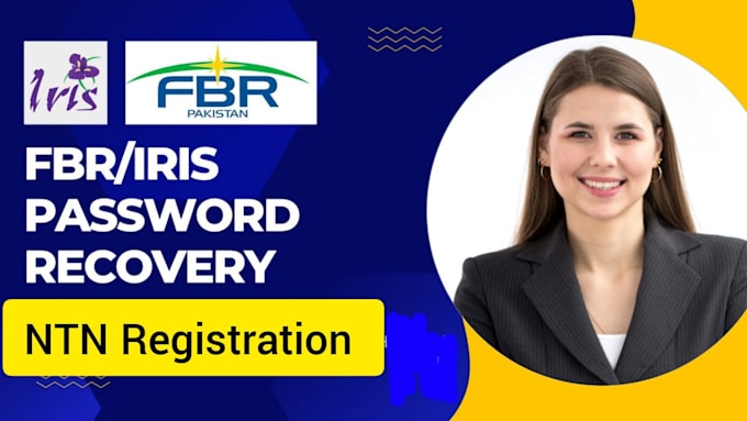 Gig Preview - Recover iris passwords and assist with fbr ntn registration