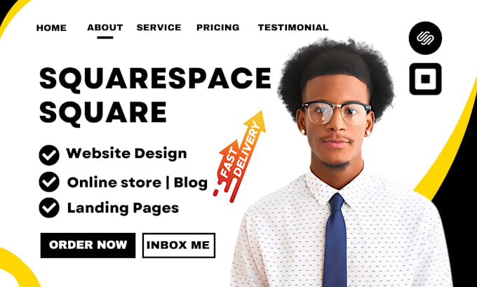 Gig Preview - Squarespace website design squarespace website redesign square website design