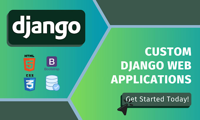 Gig Preview - Build a custom django web app for your business or project