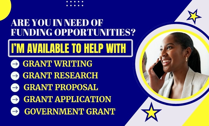 Gig Preview - Do grant proposal writing, grant research, grant application, rfps and 501c3