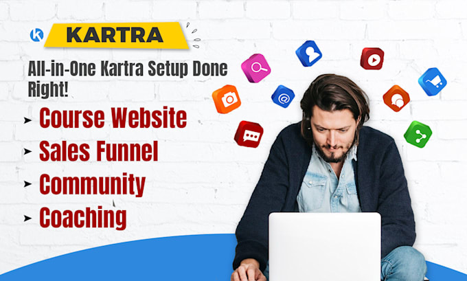 Gig Preview - Build and optimize kartra website, funnels, email automation, and more