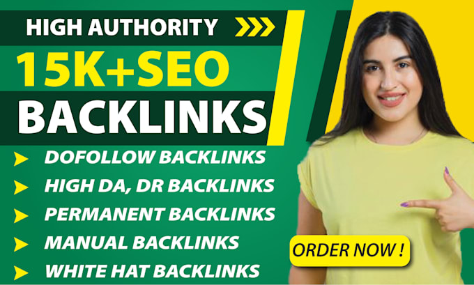 Gig Preview - Link building high authority white hat dofollow seo backlinks for google ranking