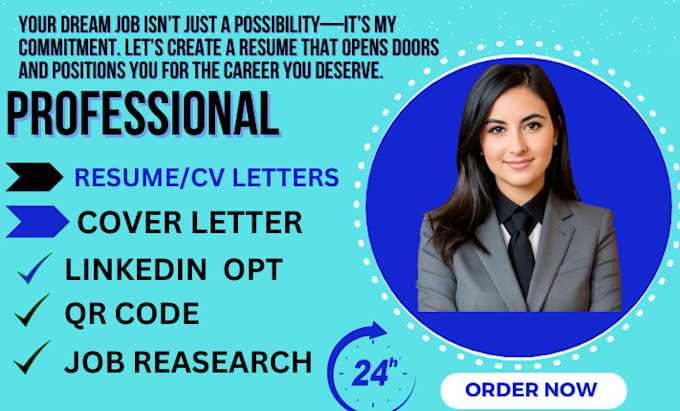 Gig Preview - Craft a professional job search resume with a compelling cover letter