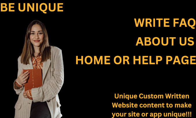 Bestseller - write faq, website content, about us page, SEO copywriting and all website copy