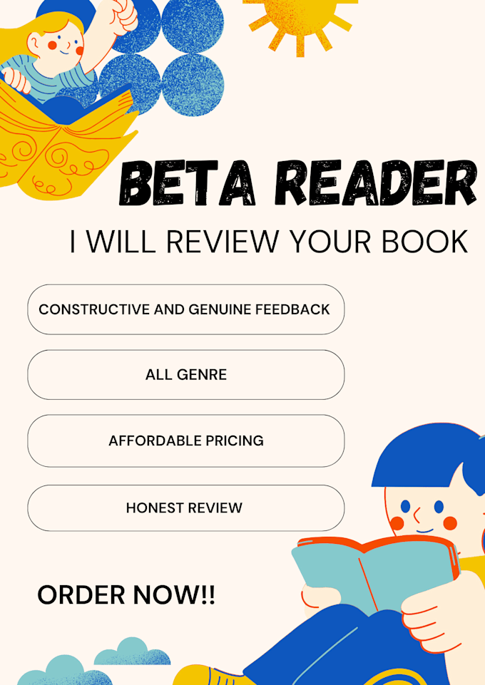 Gig Preview - Beta read, provide feedback and critique your novels, fanfic, or document