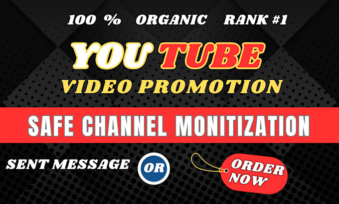 Gig Preview - Do organic youtube promotion of your video