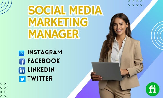 Gig Preview - Be your content creator and social media marketing manager